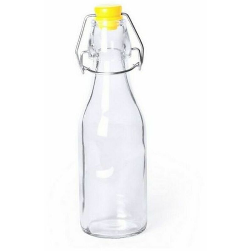 

BigBuy Home Botella de Cristal 145597 20 cm (260 ml) Blanco