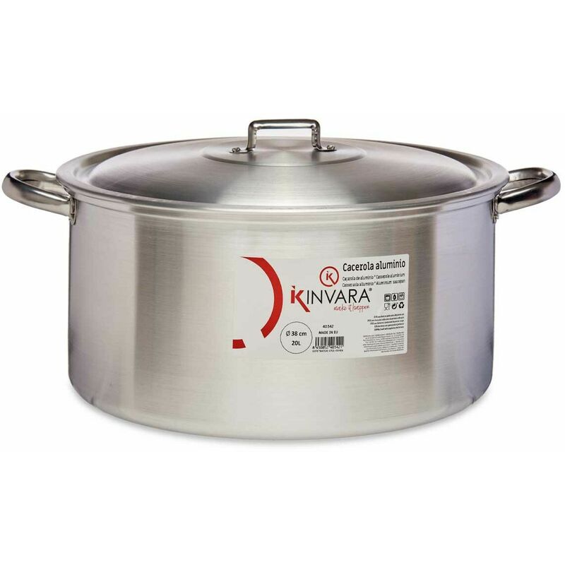 

Cacerola Plata Aluminio Plateado - Bigbuy Home