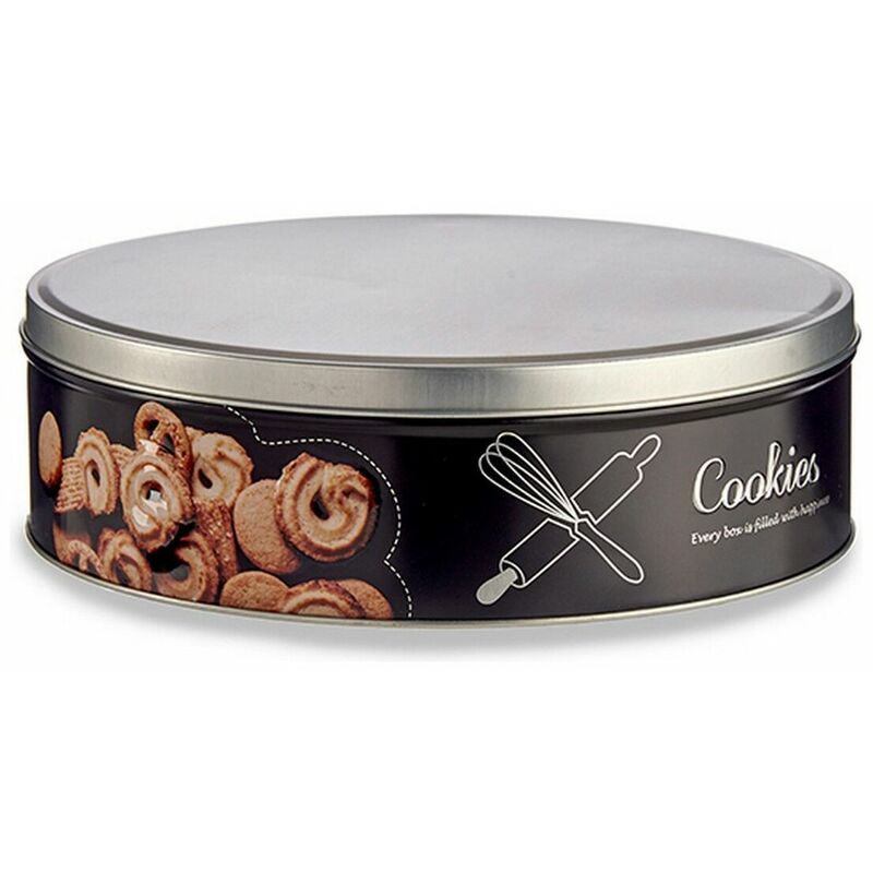 

Caja De Metal Cookies (22,5 X 7 X 22,5 Cm)