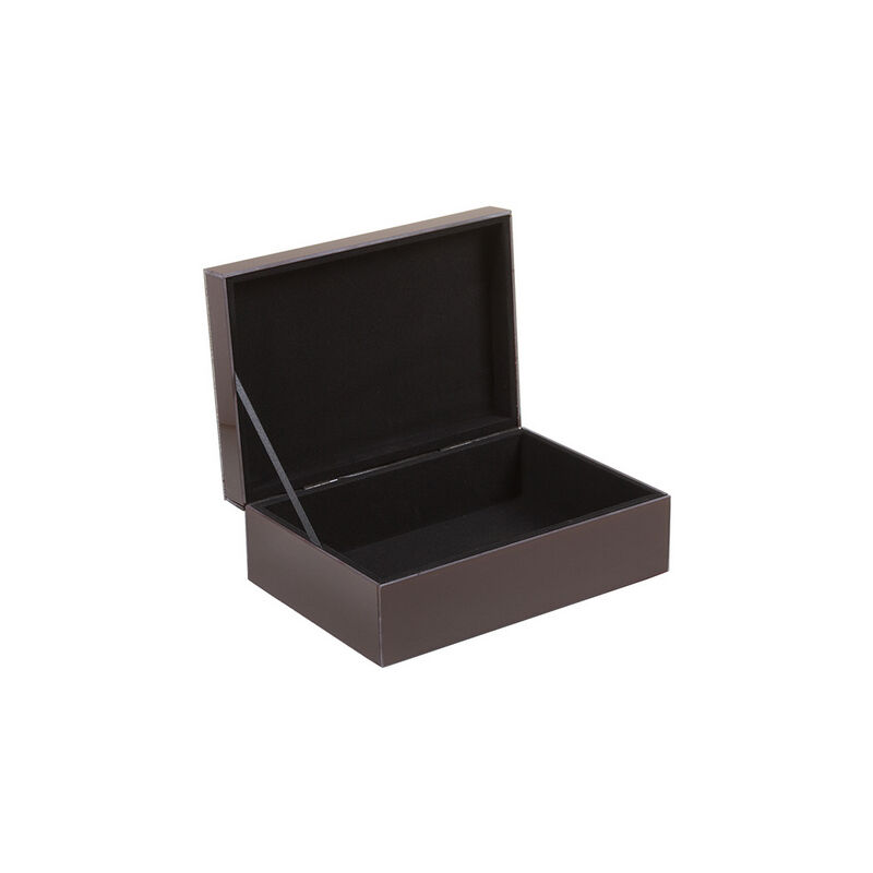 

BigBuy Home Caja Decorativa Latón Madera de pino (26 X 18 x 9 cm)