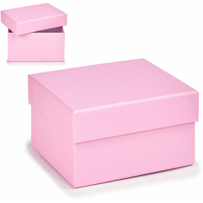 

Caja Multiusos Cartón Rosa 13 x 7,5 x 19 cm - Bigbuy Home