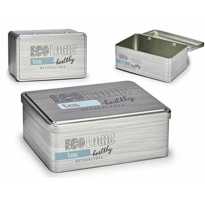 

Caja Tea Hojalata (11,5 x 7 x 18,5 cm) - Bigbuy Home