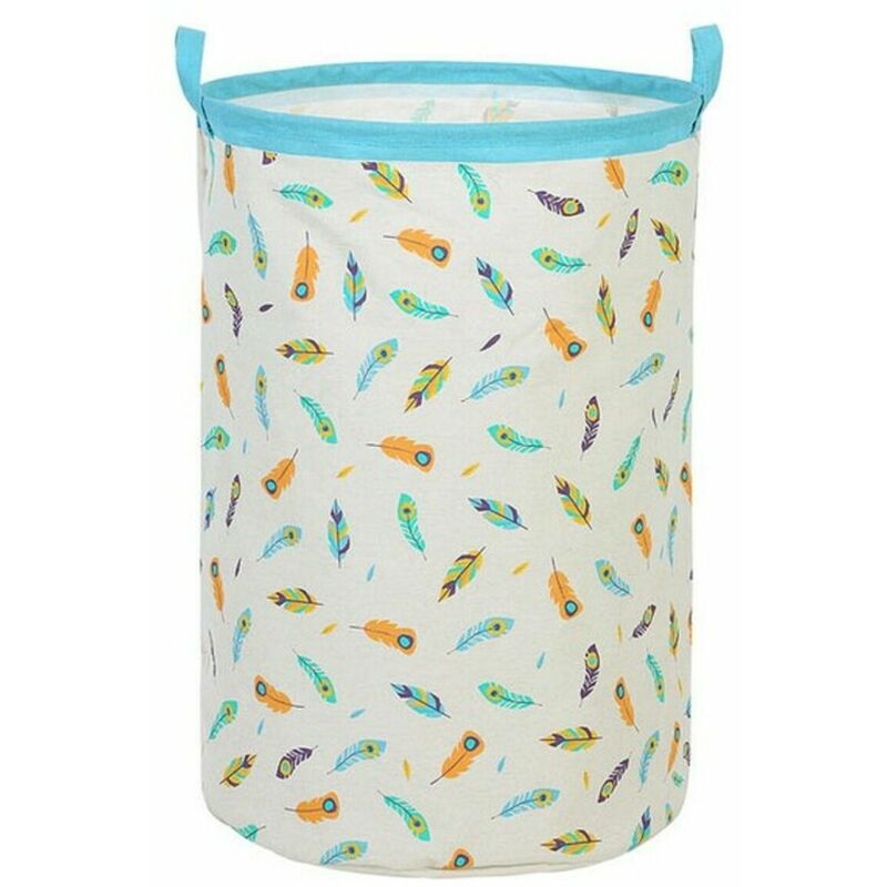 

Cesto para la Ropa Sucia Plumas - Bigbuy Home