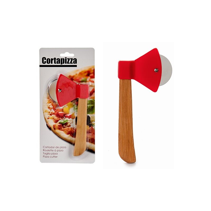 

Cortapizza bambu hacha blister