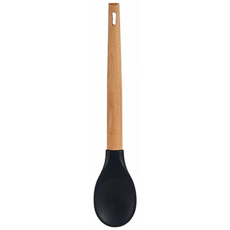 

Cuchara Marrón Negro Silicona Madera De Haya (6 X 1,8 X 30,5 Cm)