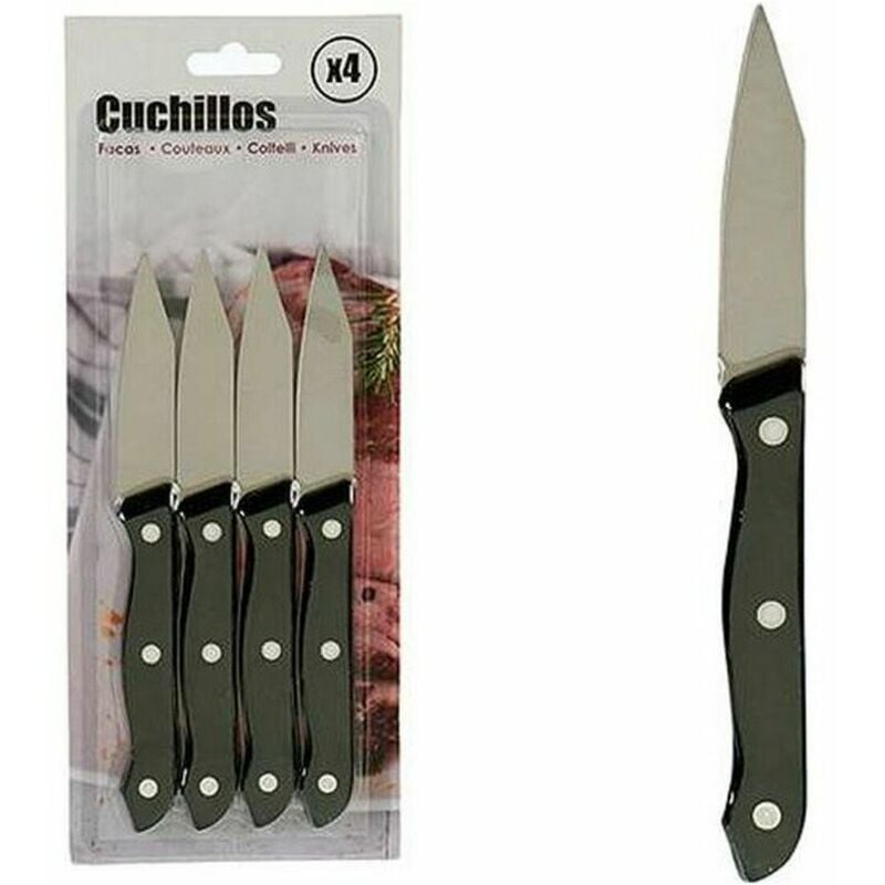 

Cuchillo Pelador Metal Plástico (4 Pcs) (1,5 X 28 X 11 Cm)