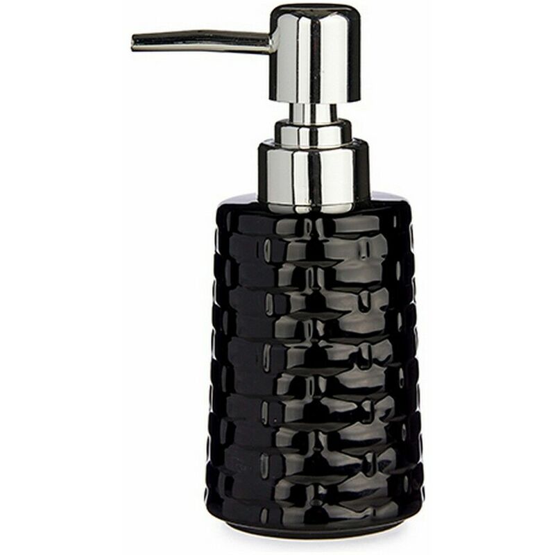 

BigBuy Home Dispensador de Jabón Cerámica (6,5 x 15 x 8 cm) Negro