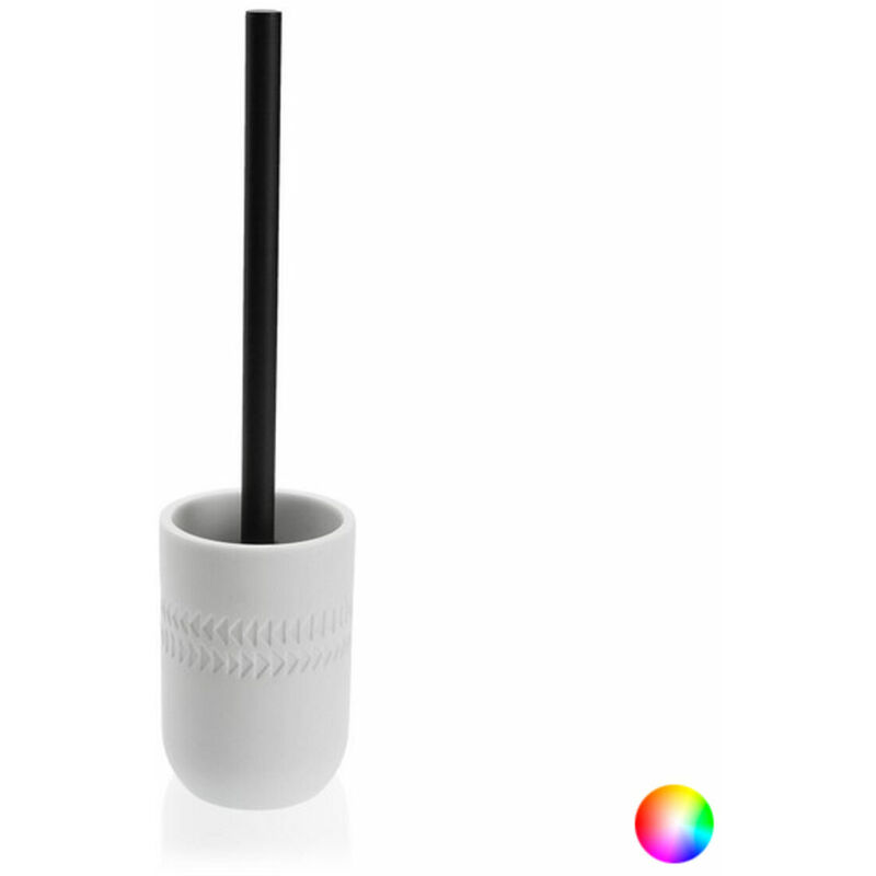 

Escobilla para el Baño Cenefa Resina Acero (9,4 x 37 x 9,4 cm) Blanco - Bigbuy Home