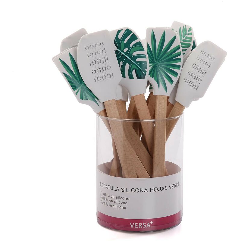 

Espátula Silicona Hojas (2 x 31 cm) - Bigbuy Home