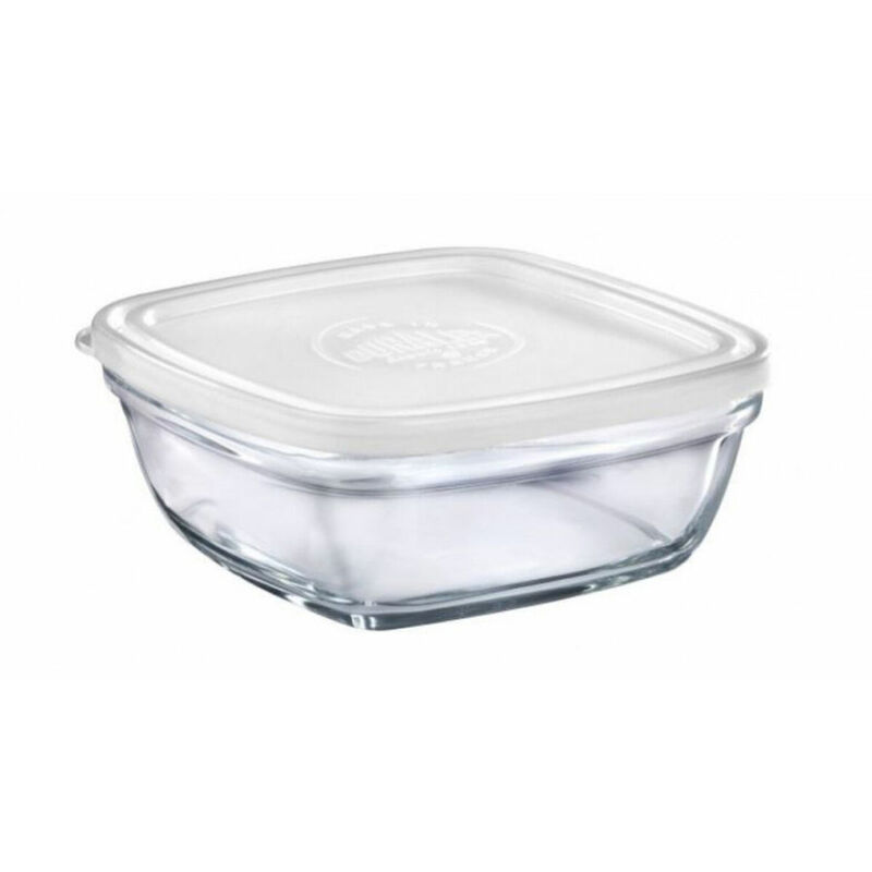 

Fiambrera Freshbox Transparente Con Tapa Cuadrada (20 cm) - Bigbuy Home