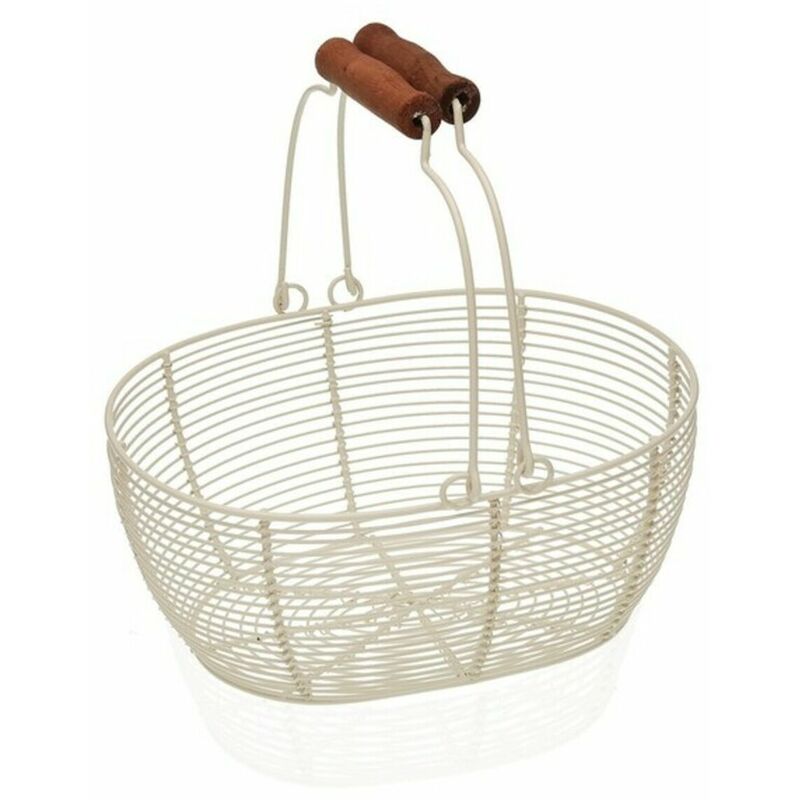 

BigBuy Home Frutero Blanco Madera Metal (18 x 9,5 x 23,5 cm)
