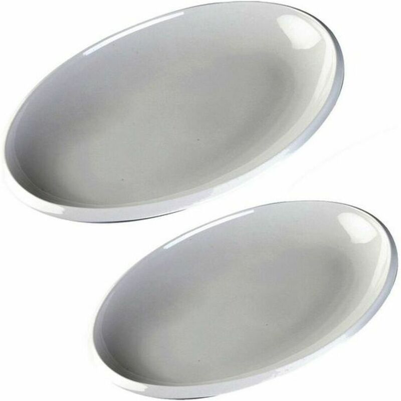 

Fuente de Cocina Ovalada Porcelana (2 Piezas) - Bigbuy Home