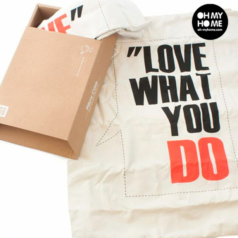 

BigBuy Home Funda Almohada con Frases Oh My Home