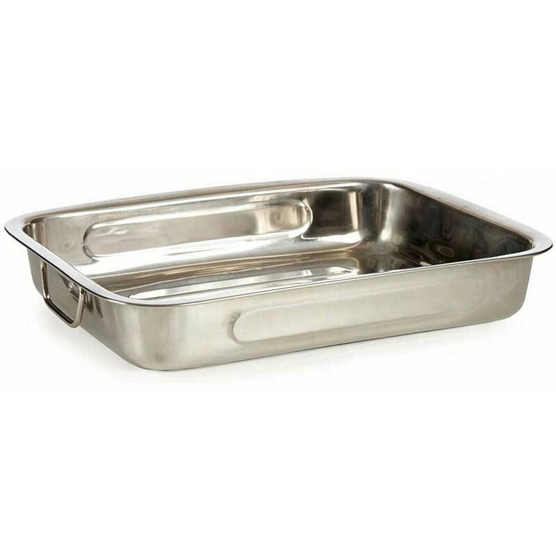 

Juego de Bandejas Acero Inoxidable Plateado (2 Piezas) - Bigbuy Home