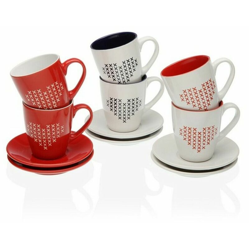 

Juego De Tazas Con Platos Jada Té Gres (6 Pcs)