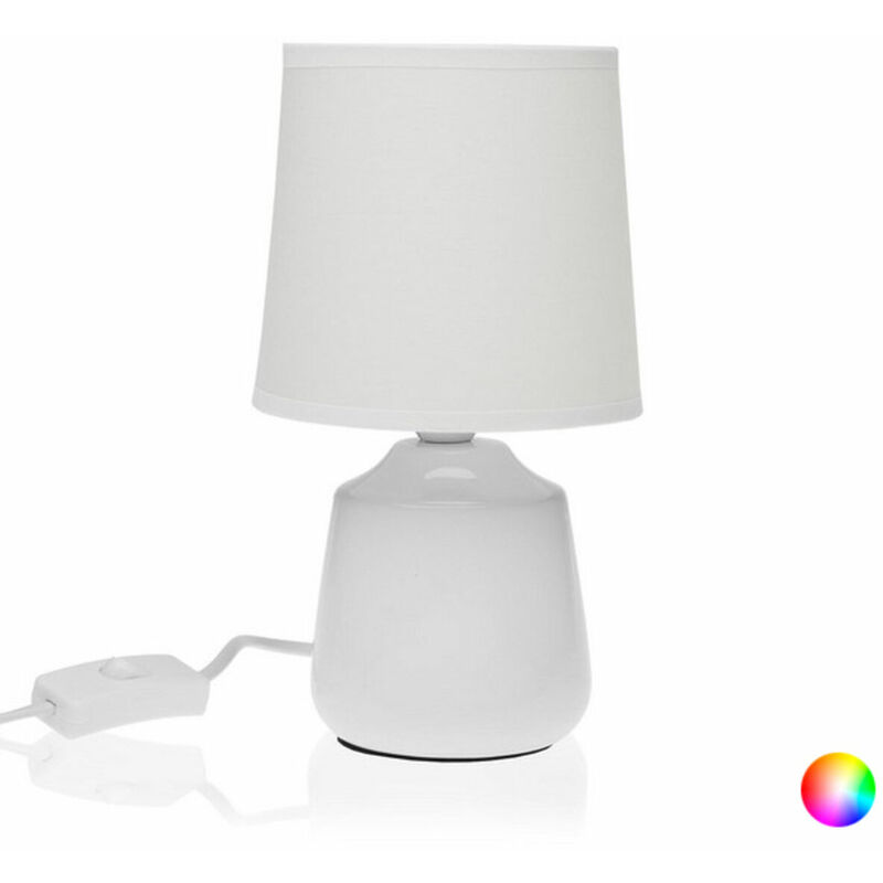 

Lámpara de Mesa Basic Cerámica (13 x 23 x 13 cm) Blanco - Bigbuy Home