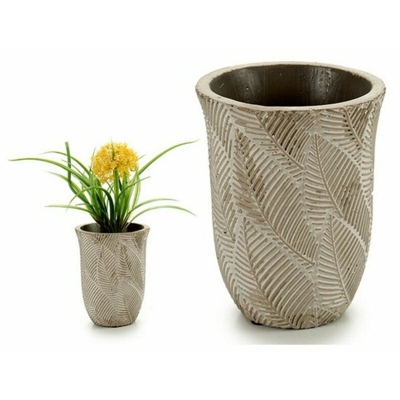 

Maceta Marrón Cemento (10 x 13 x 10 cm) - Bigbuy Home