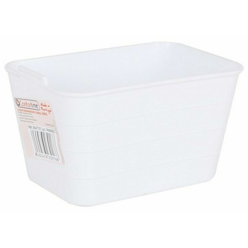 

Organizador Multiusos Jano Flexible Blanco (13,5 x 9 x 7,5 cm) - Bigbuy Home