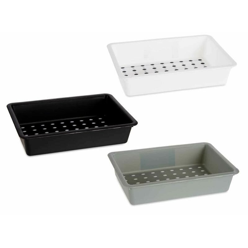 

BigBuy Home Organizador para Cubiertos Plástico (16 x 5 x 24 cm)