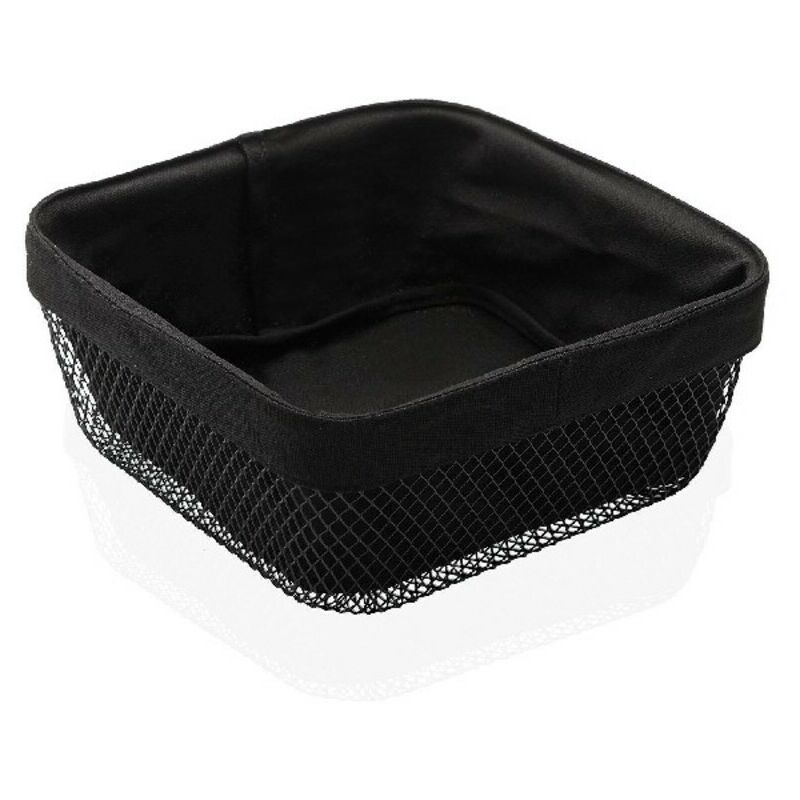 

BigBuy Home Panera Rena Negro Acero (24,5 x 11 x 24,5 cm)