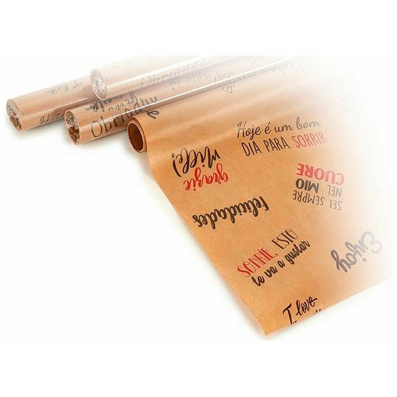

Papel de Regalo Frases originales (70 x 200 cm) - Bigbuy Home