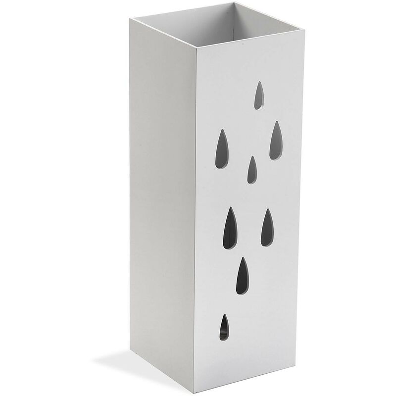 

Drops Paragüero para la Entrada, Habitación o Hall, 48x22x22cm - Blanco - Versa