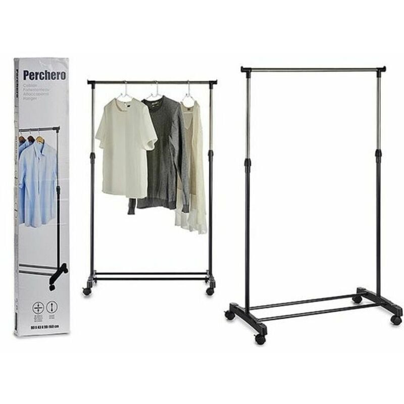 

Perchero con Ruedas Metal Plástico (43 x 155 x 80 cm) - Bigbuy Home