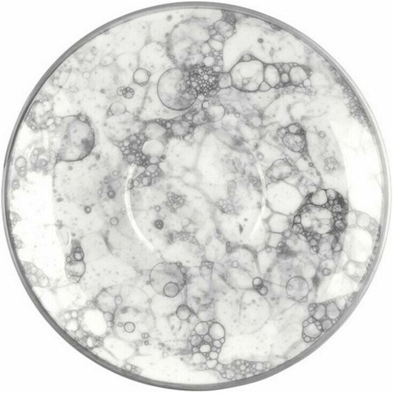 

Plato Gourmet Porcelana Negro/Blanco (13 x 13 x 2 cm) - Bigbuy Home
