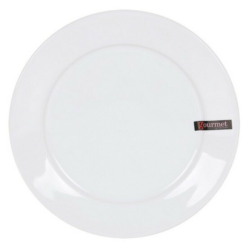 

BigBuy Home Plato Llano Gastro Blanco Porcelana 24,7 x 2,7 cm