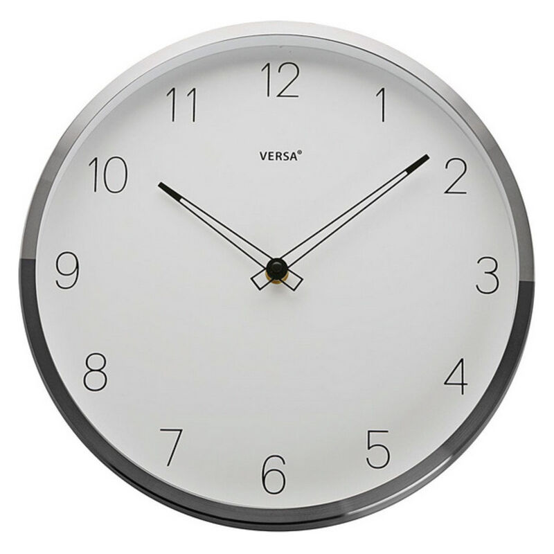 

Reloj de Pared Aluminio (4,3 x 30 x 30 cm)