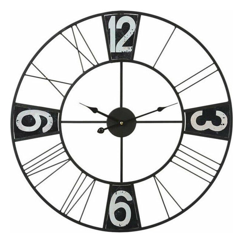 

Reloj de Pared Circular Negro (60 x 60 x 4 cm)