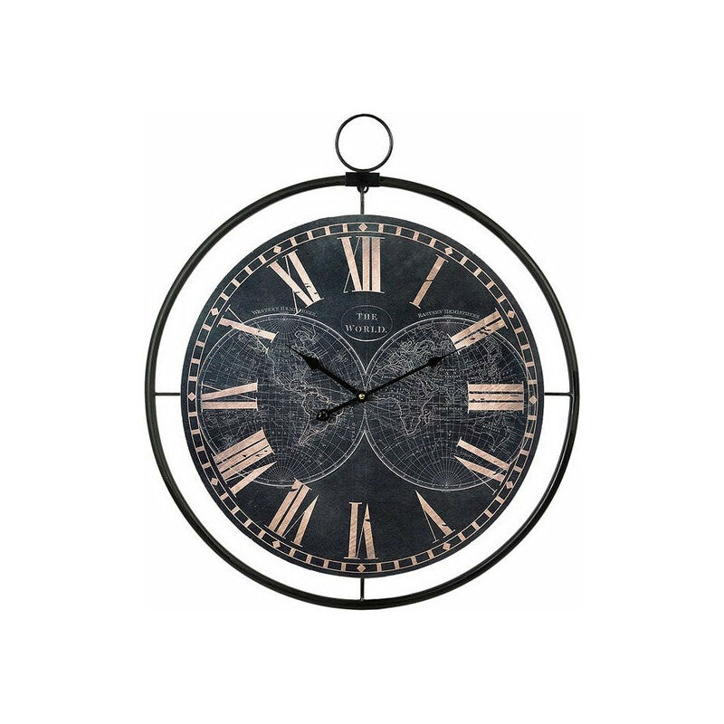 

Reloj de Pared Circular Negro (68 x 60 x 4,5 cm)