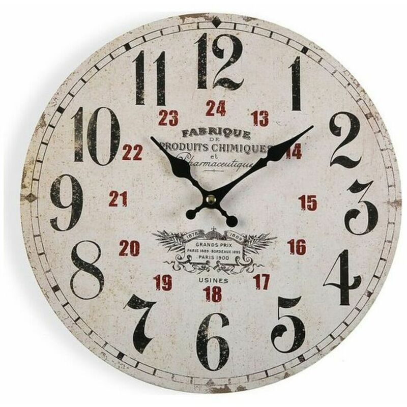 

Reloj de Pared Pharmautique Madera (4 x 30 x 30 cm) - Bigbuy Home
