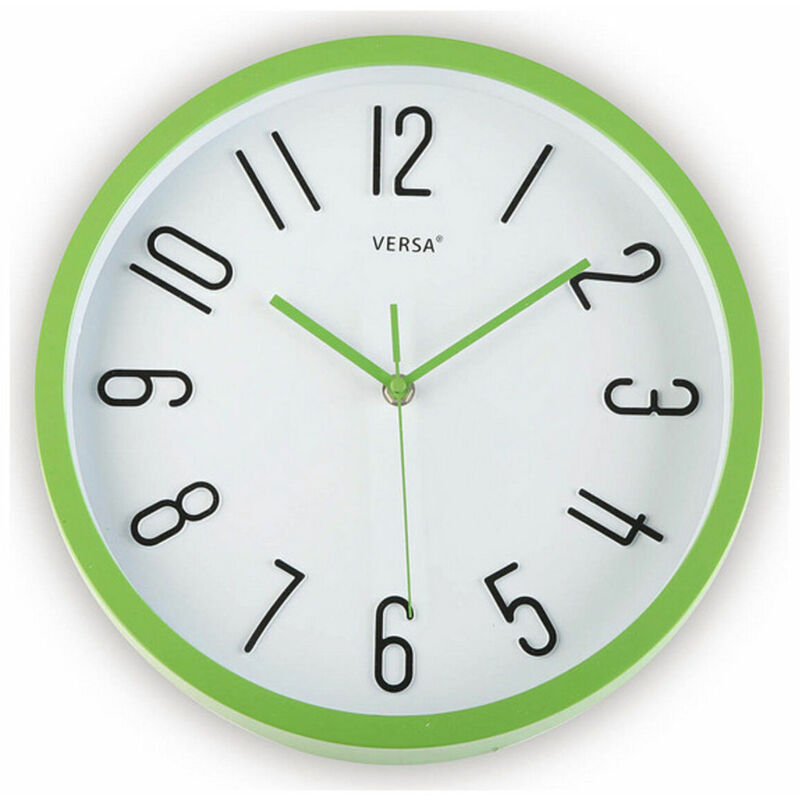 

Reloj de Pared Plástico (4,6 x 30 x 30 cm) Verde - Bigbuy Home