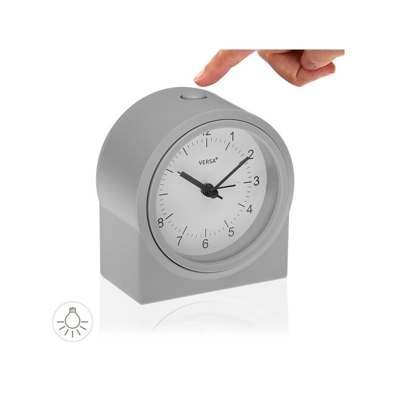 

Reloj Despertador Gris Plástico (6,1 x 11,2 x 10,2 cm) - Bigbuy Home