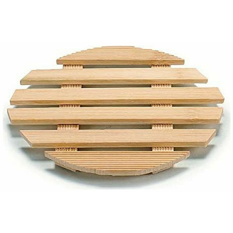 

BigBuy Home Salvamantel Bambú Redondo (2 uds) (17 x 1 cm)
