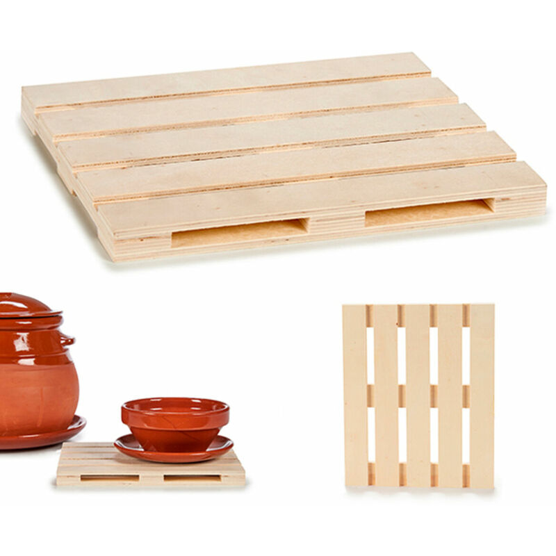 

Salvamantel Crema Madera (20 x 2 x 25 cm) - Bigbuy Home