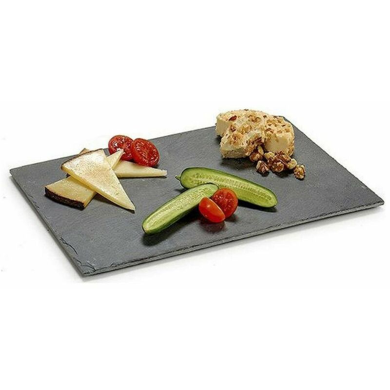 

Bandeja de Aperitivos Negro Pizarra (30 x 0,5 x 20 cm) - Bigbuy Home