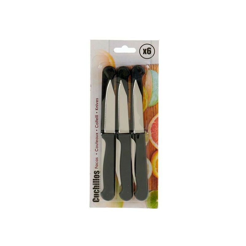 

Bigbuy Home - Set de Cuchillos Negro (1,2 x 24 x 9,5 cm) (6 pcs)