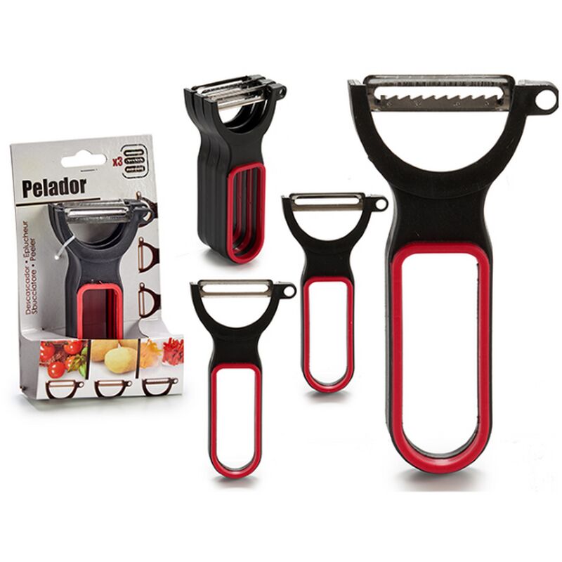 

BigBuy Home Set de Cuchillos Peladores Acero Polipropileno Plástico (3 pcs)