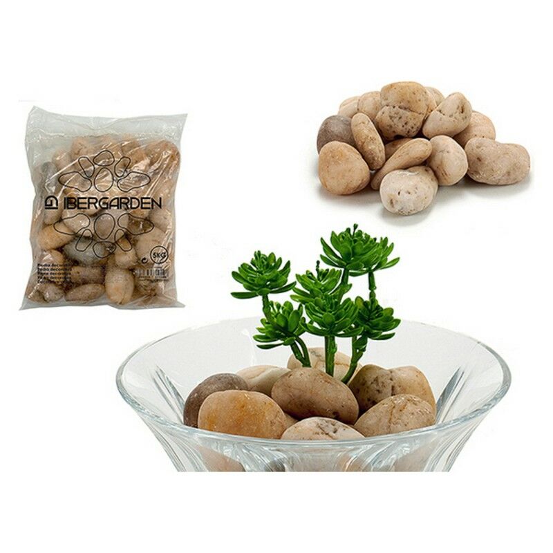 

Set de Piedras Superficie pulida Blanca (5 kg) - Bigbuy Home