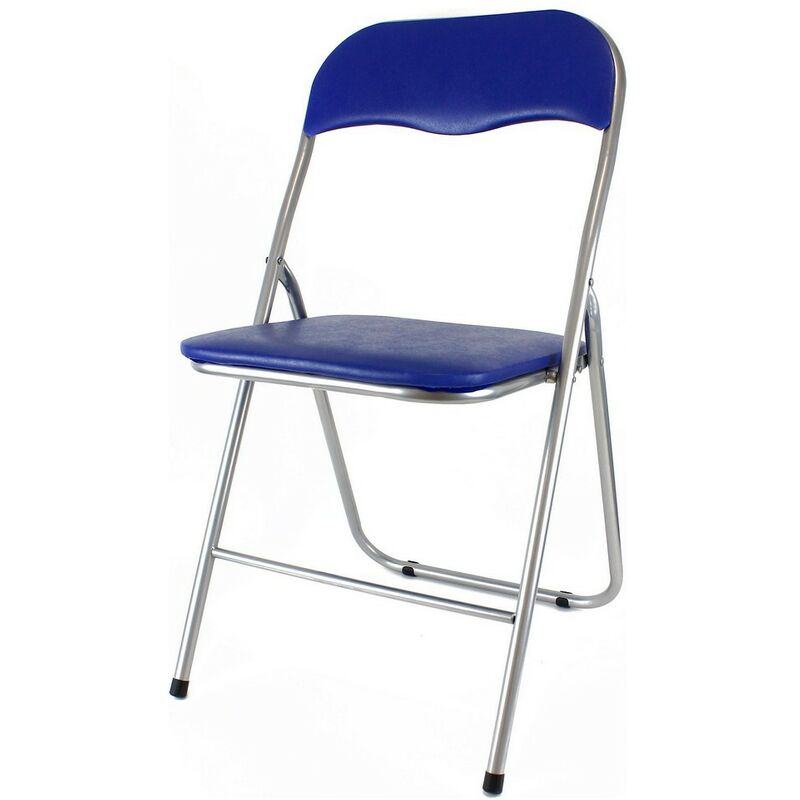 

BigBuy Home Silla Acolchado Plegable Azul (44,5 x 44 x 79 cm)