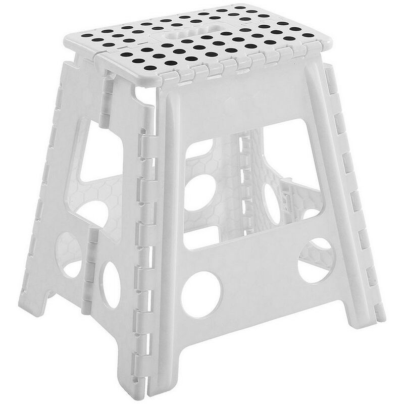 

BigBuy Home Taburete Step Blanco Plegable (22 x 39 x 29 cm)