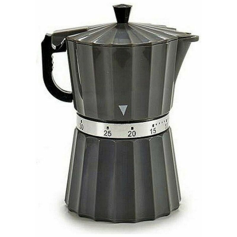 

Temporizador de Cocina Cafetera Italiana Gris - Bigbuy Home