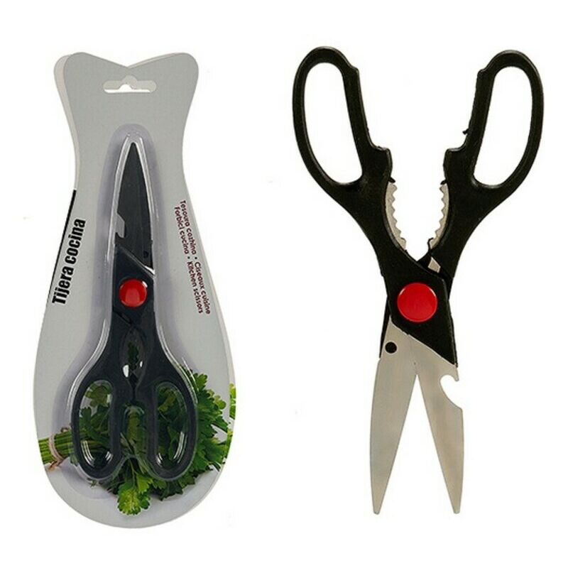 

Tijeras Negro Acero Plástico - Bigbuy Home