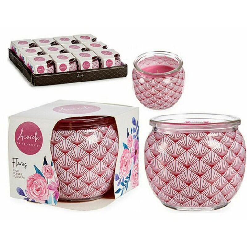 

Vela Perfumada (7,5 x 6,5 x 7,5 cm) Flores - Bigbuy Home