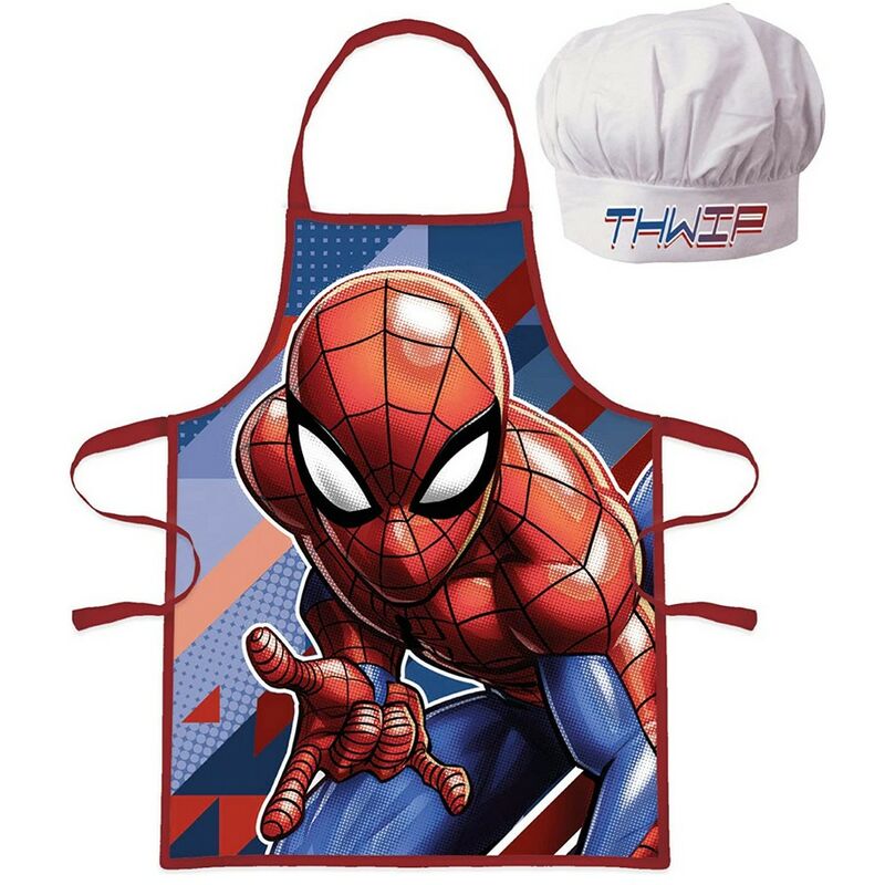 

Delantal y Gorro de Cocina Infantil Spiderman - Bigbuy Kids