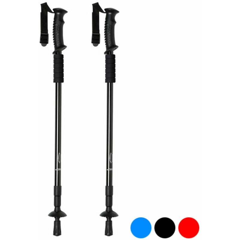 

BigBuy Outdoor Bastón Trekking 146492 (2 pcs) Negro