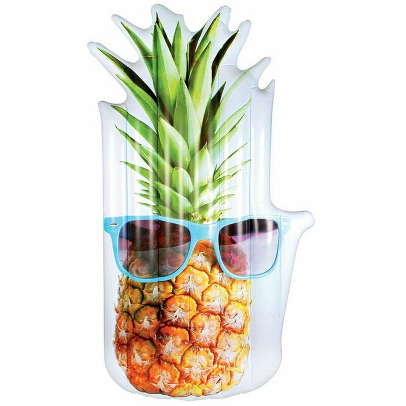 

Colchoneta Hinchable Pineapple (180 x 100 x 16 cm) - Bigbuy Outdoor