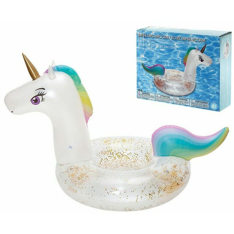 

Flotador Hinchable Unicorn (116 cm) - Bigbuy Outdoor